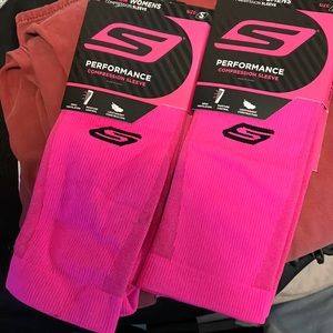Skechers performance compression sleeves size small nwt